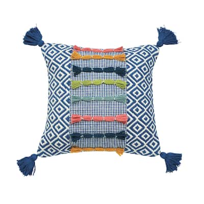 20" x 20" Ciara Tassel Throw Pillow