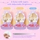 preview thumbnail 25 of 28, Costway Kids Vanity Set Princess Vanity Table & Chair Set with Lighted - See Details