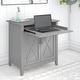 preview thumbnail 65 of 88, Key West Secretary Desk with Storage Cabinet by Bush Furniture