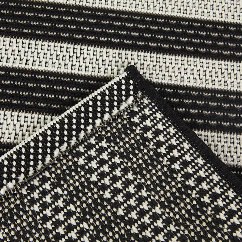 Pessoa Modern Striped Indoor/Outdoor Area Rug