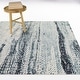 preview thumbnail 1 of 8, Samuel Watercolor Abstract Area Rug 5'3" x 7' - Blue/Cream