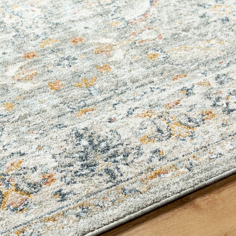 Livabliss Transitional Beckham Medallion Area Rug