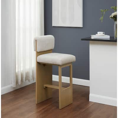 SAFAVIEH Couture Naja Modern 30-inch Barstool - 17"W x 23"D x 41"H