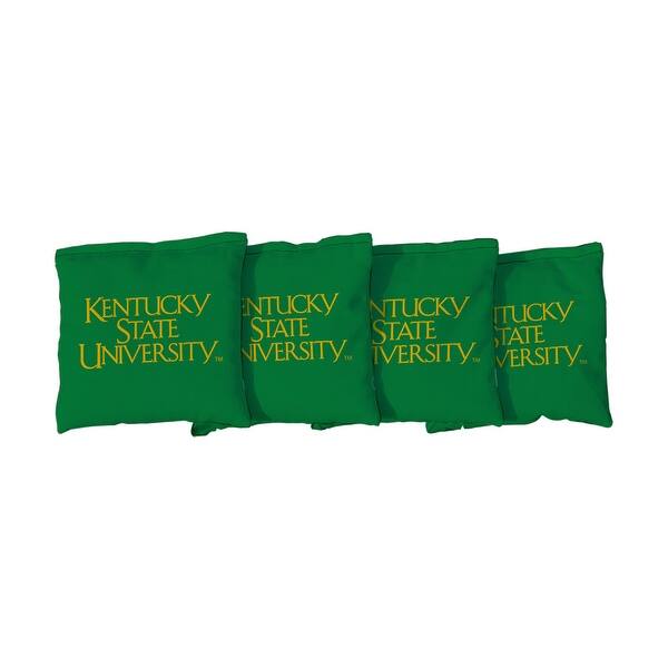 slide 2 of 3, Kentucky State University Thorobreds Green Cornhole Bags All-Weather Resin Filled