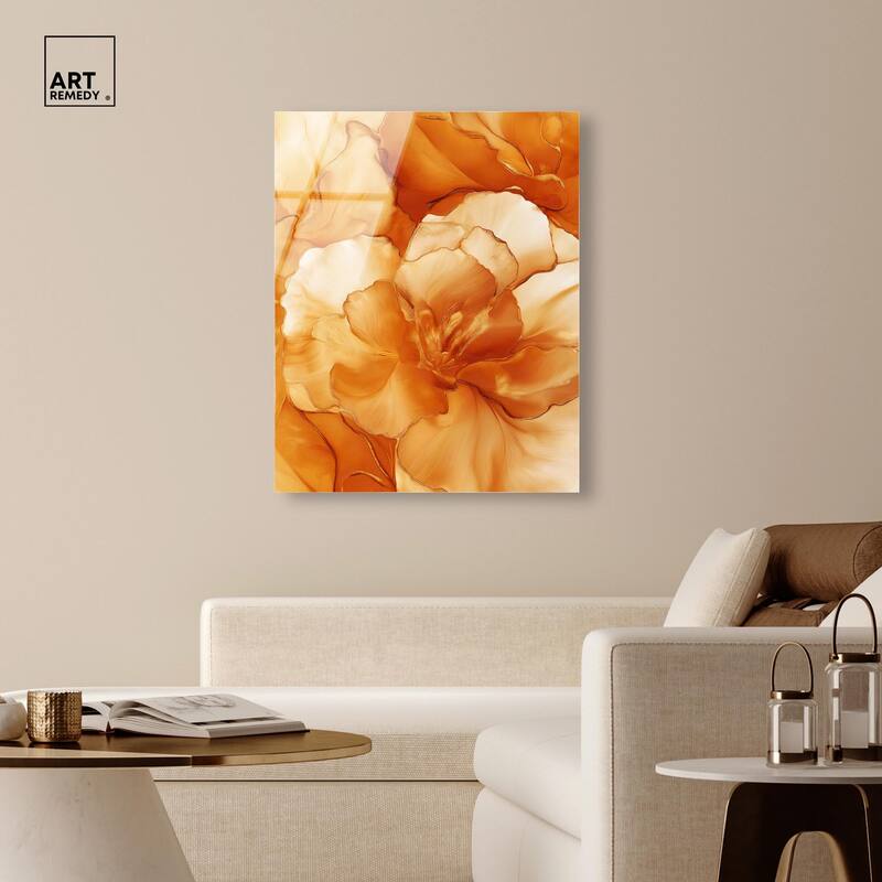 Sunlit Bloom I Acrylic by Art Remedy, Ready to Hang