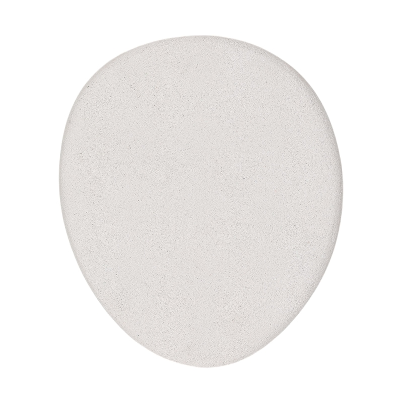 Rowan Concrete Terrazzo End Table, White
