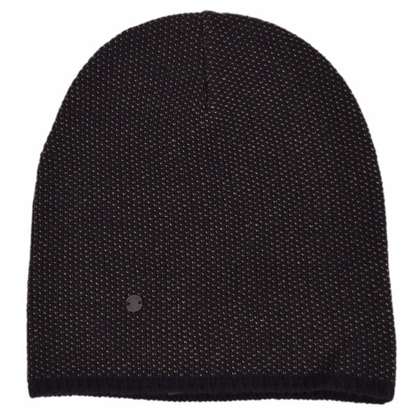 Shop Gucci 352350 Men S Black Beige Wool Cashmere Beanie Ski
