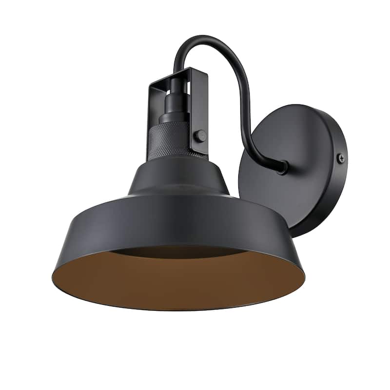 Millennium Lighting Axell 1 Light Outdoor Wall Sconce in Powder Coat Black