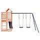 preview thumbnail 4 of 16, vidaXL Swing Set Outdoor Backyard Wooden Playground Equipment for Kids Age 3-8