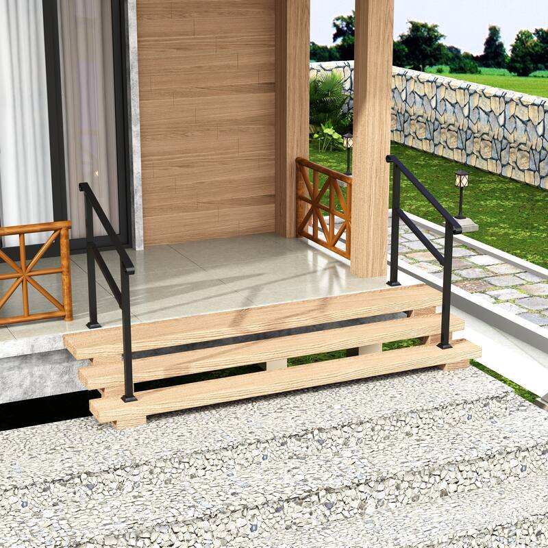 Iron Stair Rail Steps Suitable for Garden Porch and Home Applications