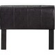 preview thumbnail 3 of 3, Platform Style Leatherette Full Size Bed with Curved Headboard, Brown
