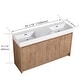 preview thumbnail 30 of 74, Beingnext 24"/30"/48"/60" Bathroom Vanity with Sink, Freestanding Bathroom Vanity with Soft Close Door and Shelf