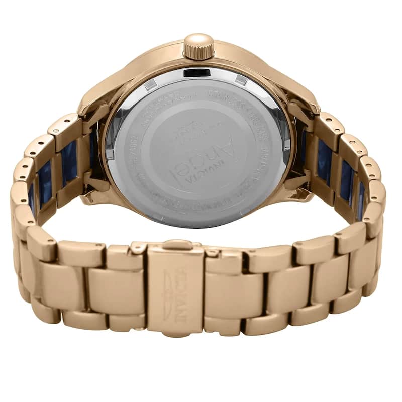 Invicta Women's 24662 Angel Quartz 3 Hand Blue Dial Watch