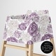 preview thumbnail 5 of 4, Sweet Jojo Designs Lavender Purple Boho Shabby Chic Floral Girl 5 in 1 Baby Car Seat Nursing Cover Bohemian Vintage Watercolor