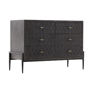 Furniture Classics Pine and Iron Six-drawer Chest