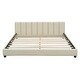 preview thumbnail 12 of 16, Queen Size & Twin XL Size Upholstered Platform Bed,Mother & Child Bed,PU Leather