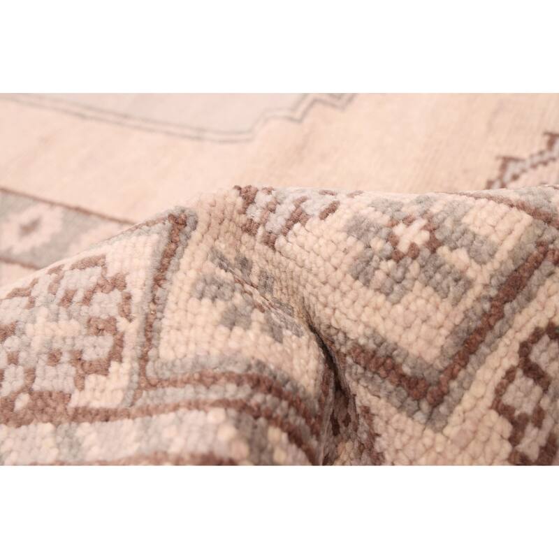 ECARPETGALLERY Hand-knotted Jules Serapi Beige Wool Rug - 8'2 x 10'1