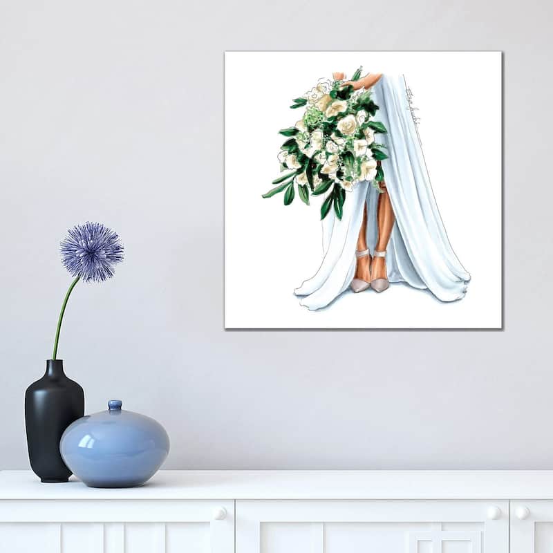 iCanvas "Bouquet" by Elza Fouche Canvas Print - 18x18x1.5