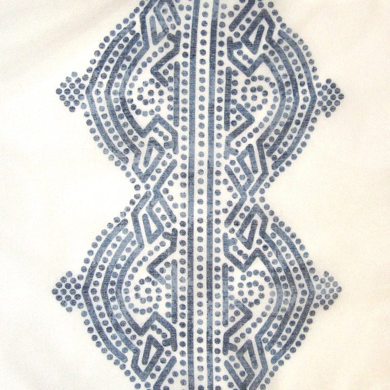 Shilo Boho Sheer Tab Top Window Curtain Panel with Tassels