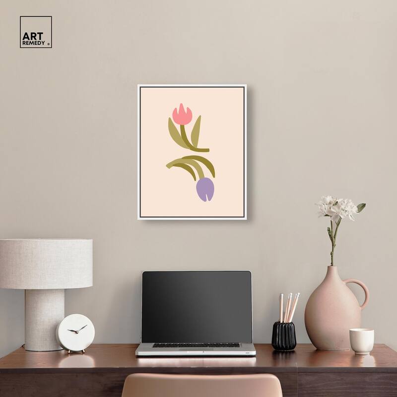 Tulips for my Twenties Canvas by Art Remedy