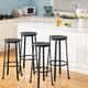 Option 4 Black Bar Stools