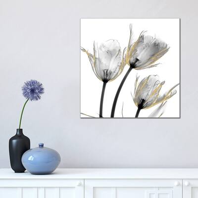 iCanvas "Gold Embellished Tulips II" by Albert Koetsier Canvas Print