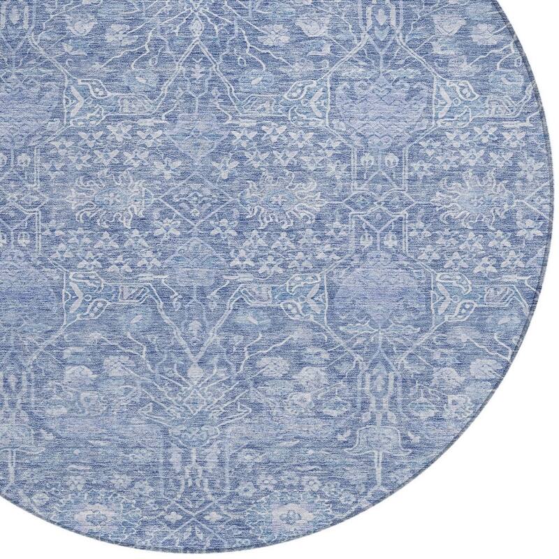 HomeRoots Floral Transitional Rectangle Outdoor Rug