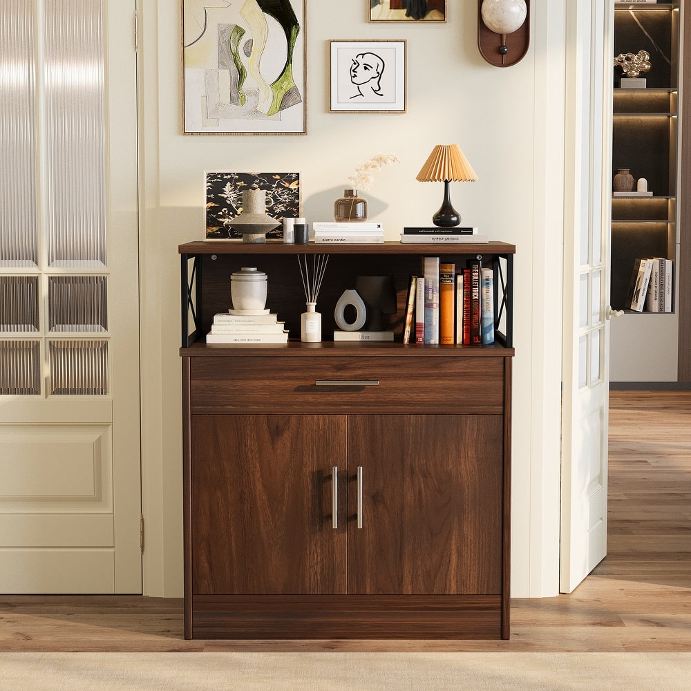 Futzca Sideboard Buffet Cabinet, Kitchen Storage Cabinet