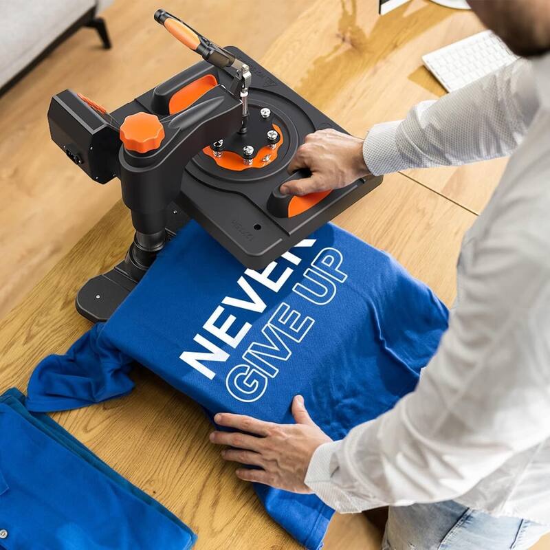Heat Press Machine 12x15" Heat Press 6 in 1 T-Shirt Printing Machine