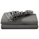 preview thumbnail 30 of 54, Bare Home 2-Pack Microfiber Fitted Bottom Sheets Deep Pocket California King - Grey