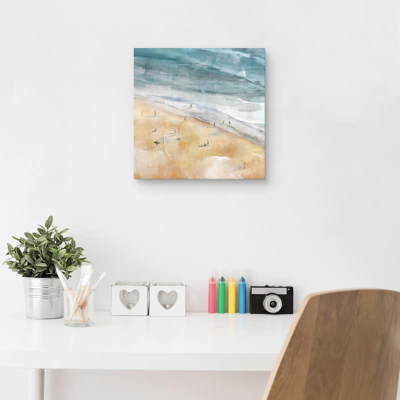 La Plage by Studio Arts Canvas Art Print