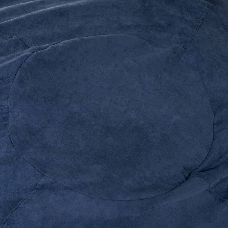 Madison Faux Suede 5-foot Beanbag Chair by Christopher Knight Home