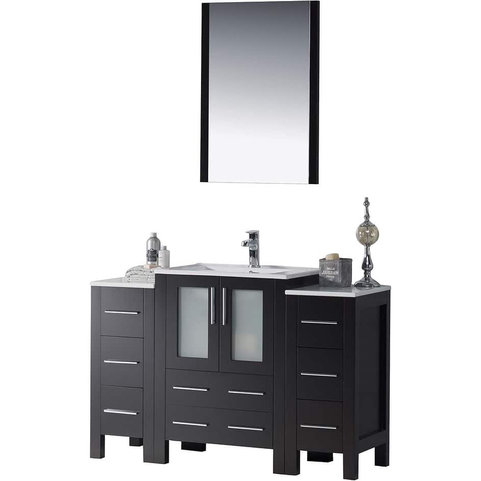 Blossom Sydney 48 Inch Solid Wood Bathroom Vanity with Sink & Cabinets
