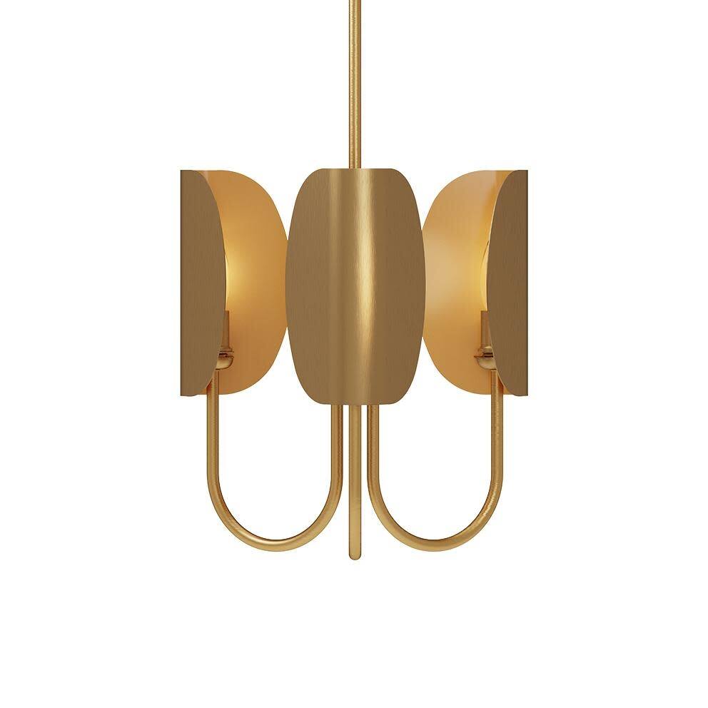 Alora Lighting CH450715 Seno 3 Light 15" Wide Chandelier