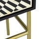 preview thumbnail 4 of 4, A&B Home Modern Elegance Black Sunray 2 Door Bar Cabinet
