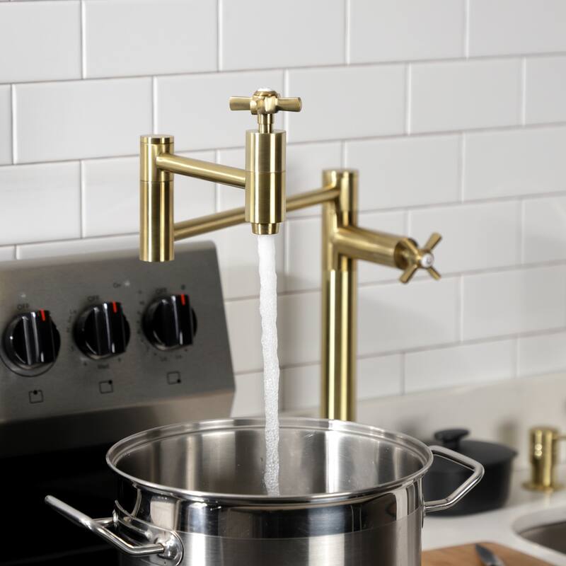 Millennium Two-Handle 1-Hole Deck Mount Pot Filler Faucet
