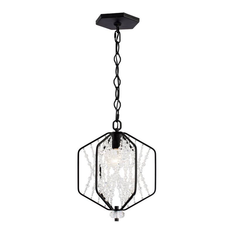 Varaluz Chelsea 1- light Mini Pendant - Carbon  Black