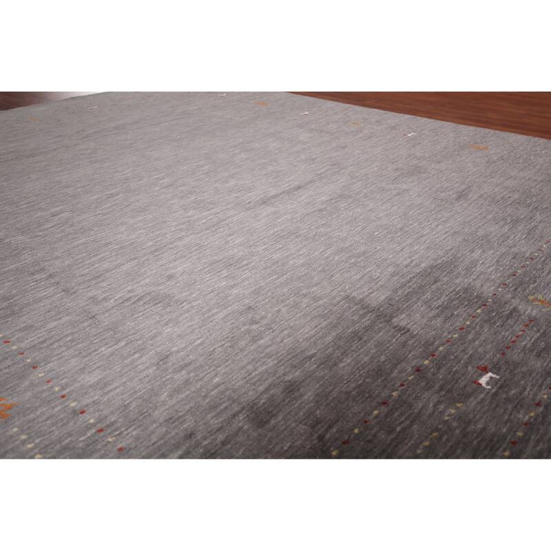 Gabbeh Oriental Area Rug Handmade Bedroom Wool Carpet - 8'0"x 9'10"