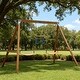 preview thumbnail 8 of 6, A-Frame Wooden Swing Set - N/A