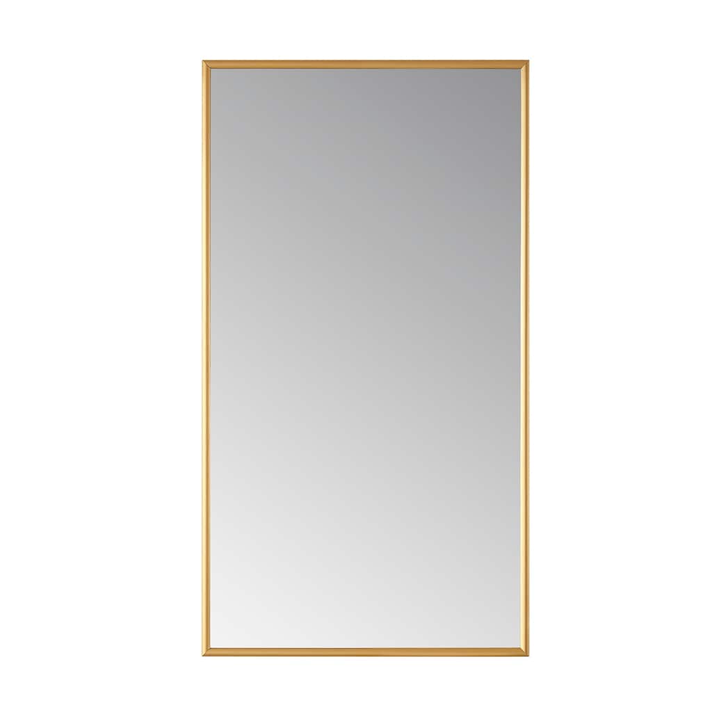 Viella 18" Bathroom Vanity Aluminum Framed Wall Mirror in Gold