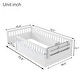 preview thumbnail 4 of 9, Twin Toddler Floor Bed Safety Kids Bed with High Guardrails (19.6 inch), Without Slat Concise Fence Bed for Kids Toddler