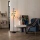 preview thumbnail 2 of 3, CO-Z 66" 3-Light Industrial Floor Lamp with Hanging Caged Shades