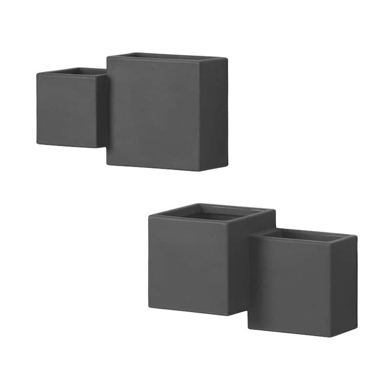 South Shore Dalya Outdoor Wall Planter - Set of 2