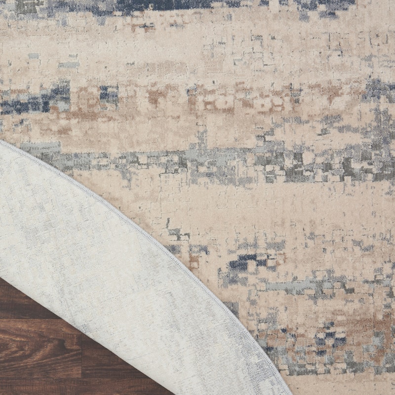 Rustic Textures Modern Country Abstract Area Rug