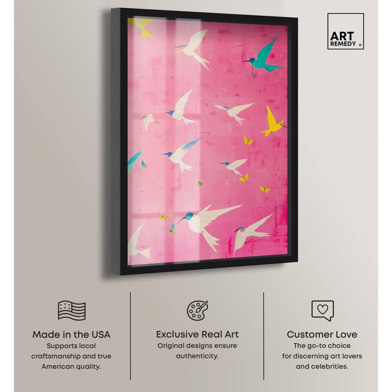 Soaring Sorbet Shadowbox by Art Remedy