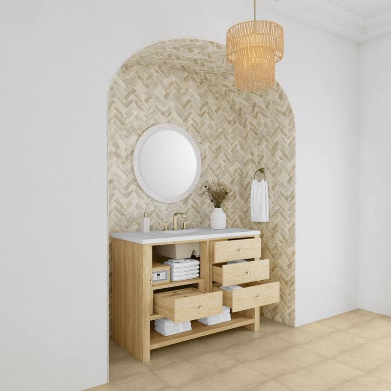 James Martin Vanities D404-V48-FENC Marigot 48" Free Standing Single