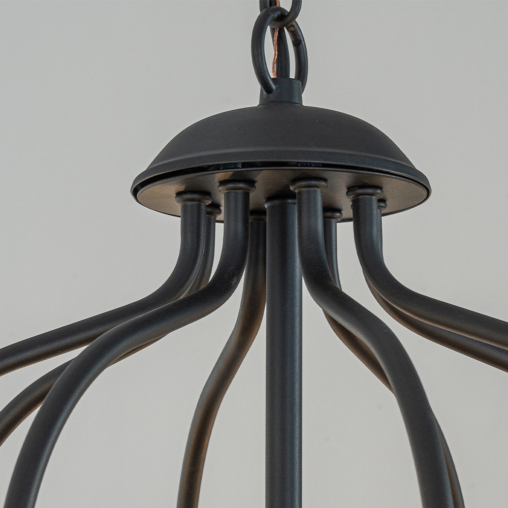 26'' 8-Light Modern Matt Black Classic Candelabra Chandelier Farmhouse  Candle Pendant Light For Living Room Dining Room - W26'' - Bed Bath \u0026  Beyond - 42486483, image size:1000x1000