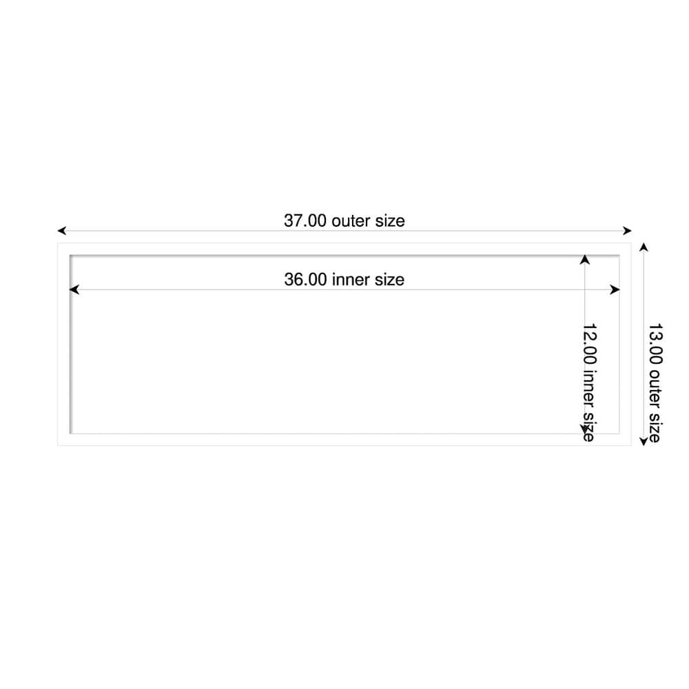 Amanti Art Svelte Clay Grey Framed Dry Erase Magnetic Board