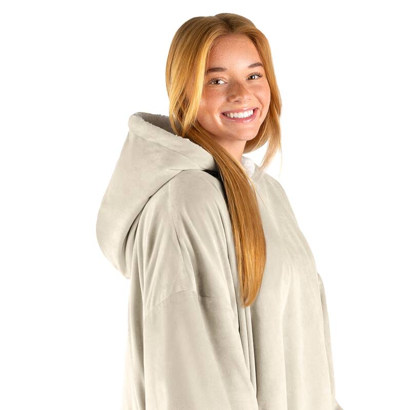 Bare Homey B-Cozy Oversized Sherpa Wearable Blanket