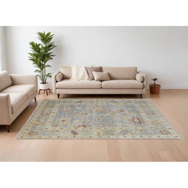 HomeRoots Floral Traditional Rectangle Area Rug - 180.00 in. x 144.00 in. x 0.40 in. - 180.00 in. x 144.00 in.  x 0.40 in.